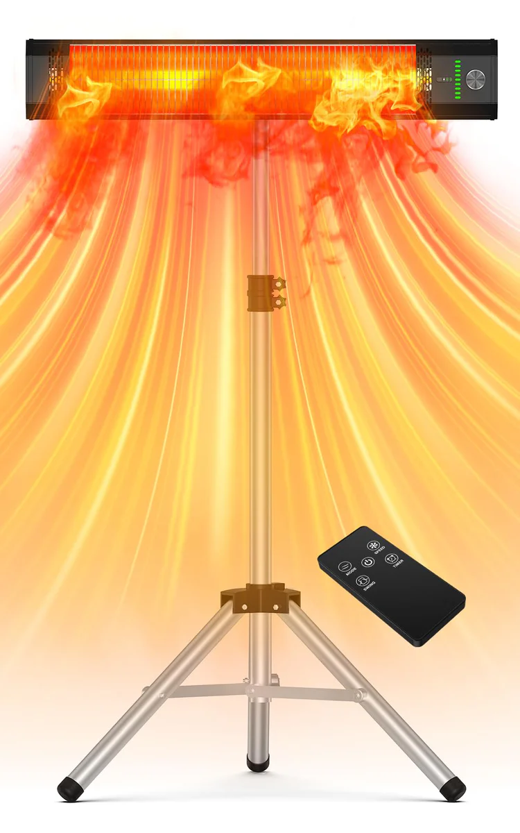 HETRAROOT Freestanding Electric Patio Heater