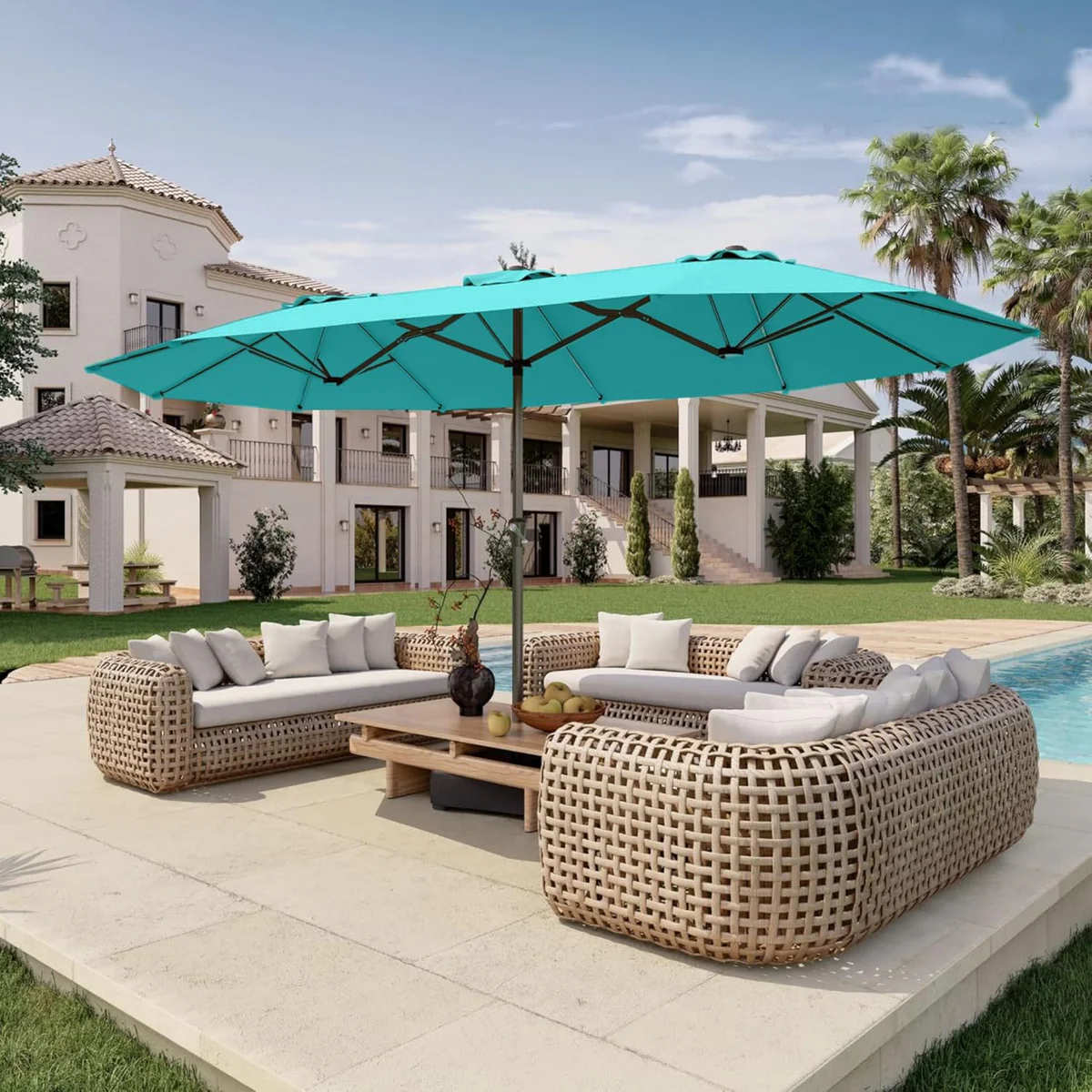 Patio Kingdom Offset Cantilever Umbrella