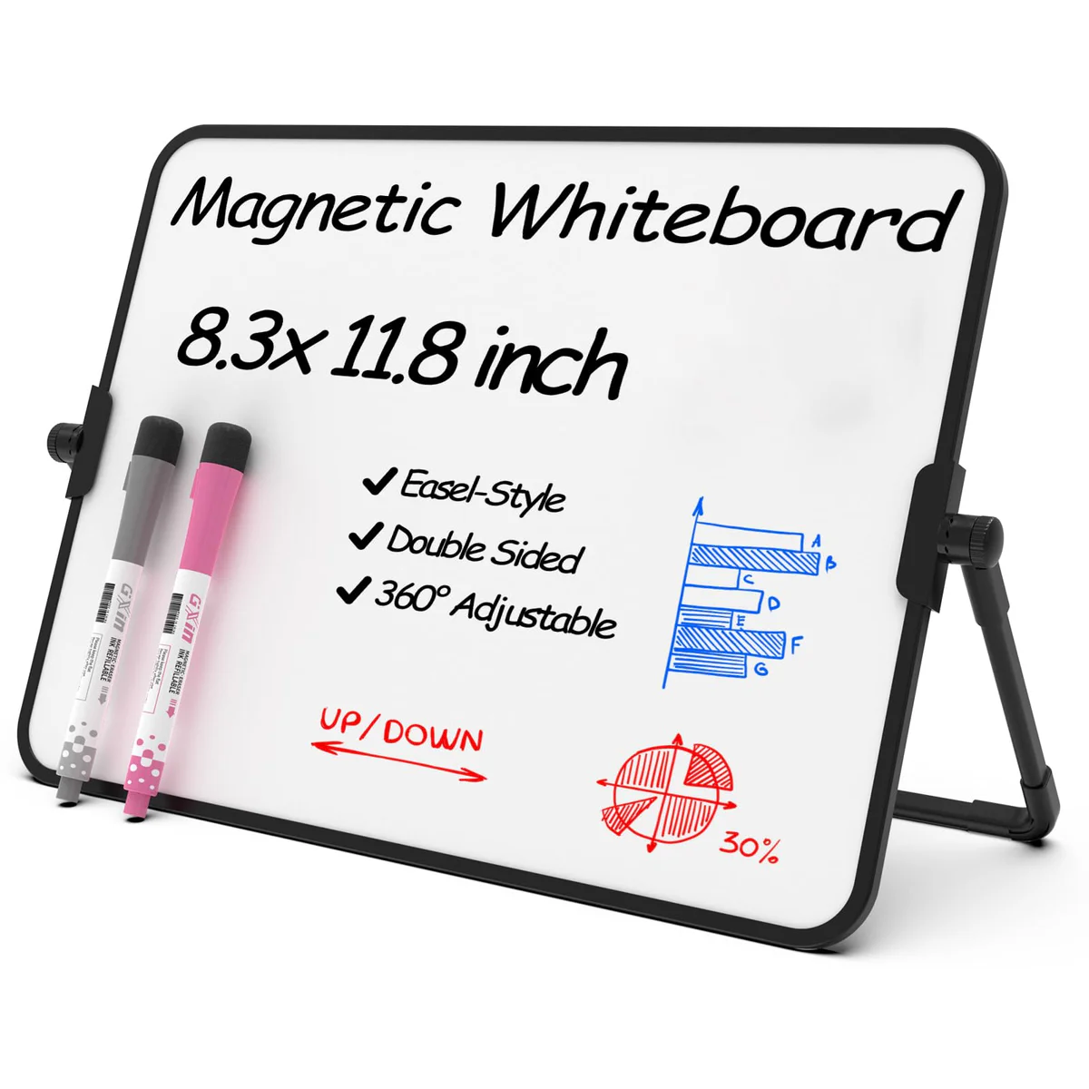 NEWYES Desktop Easel Small Whiteboard