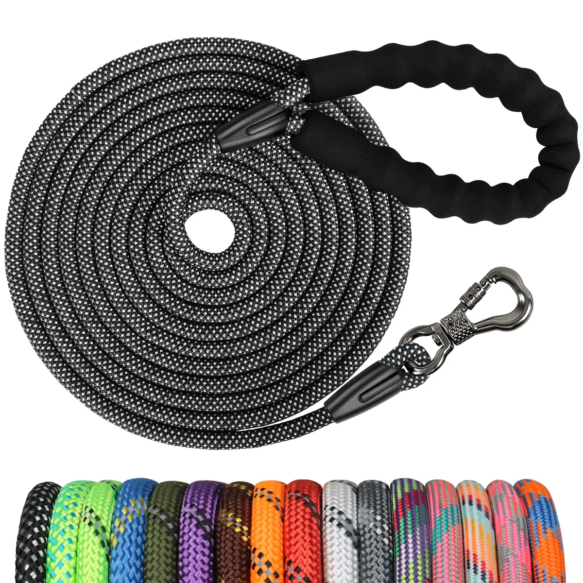 NTR Long Dog Training Leash with Padded Handle