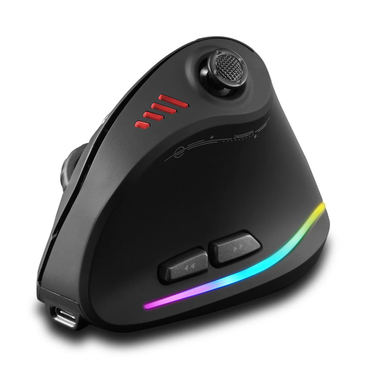 Zelotes Wireless Ergonomic Gaming Mouse with Joystick & RGB