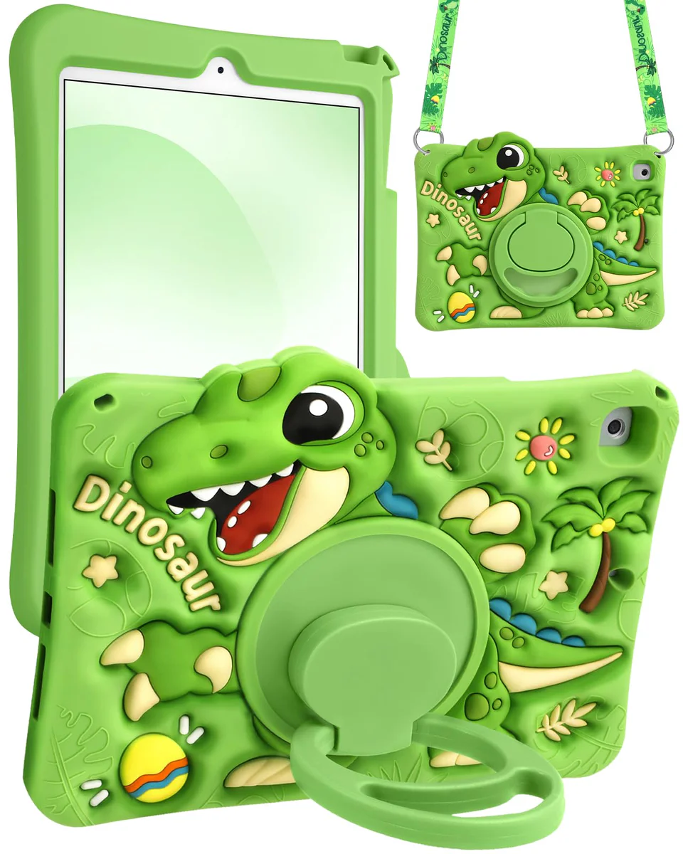 Boaretiu Dinosaur iPad 9.7 Case with Strap and Stand
