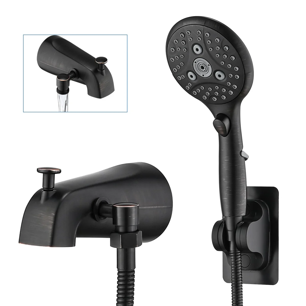 PROOX Bathtub Faucet Set with Handheld Sprayer