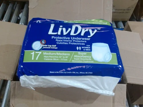 LivDry Incontinence Underwear Maximum Absorbency