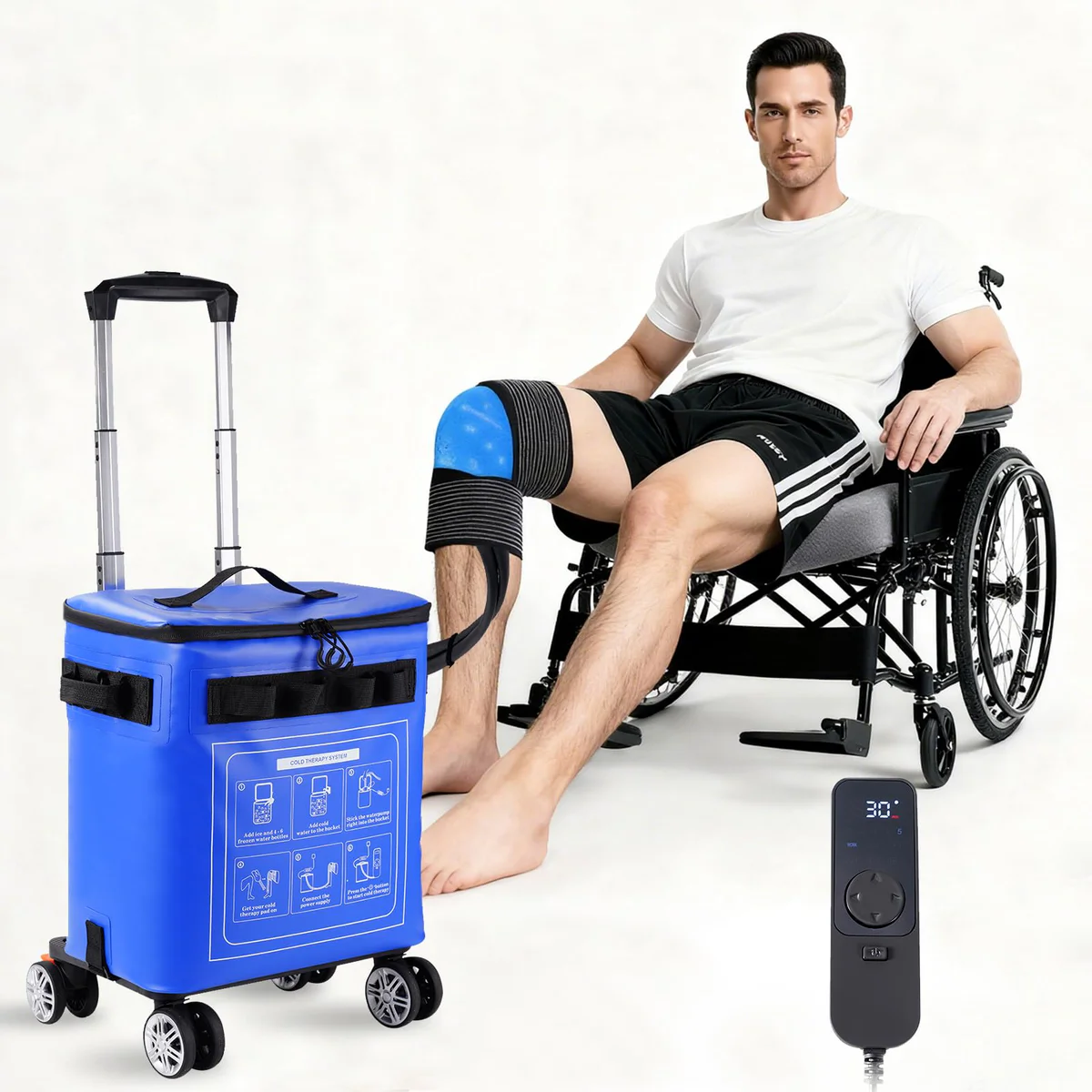Hemei9319 Cold Therapy Ice Machine Knee System