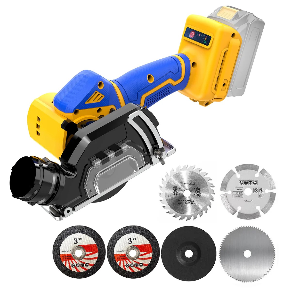 Funnywhale 3-Inch Mini Cordless Cut Off Tool Kit