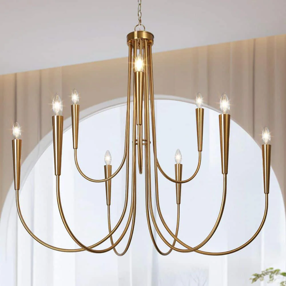  LNC 2-Tier Candlestick Island Chandelier 
