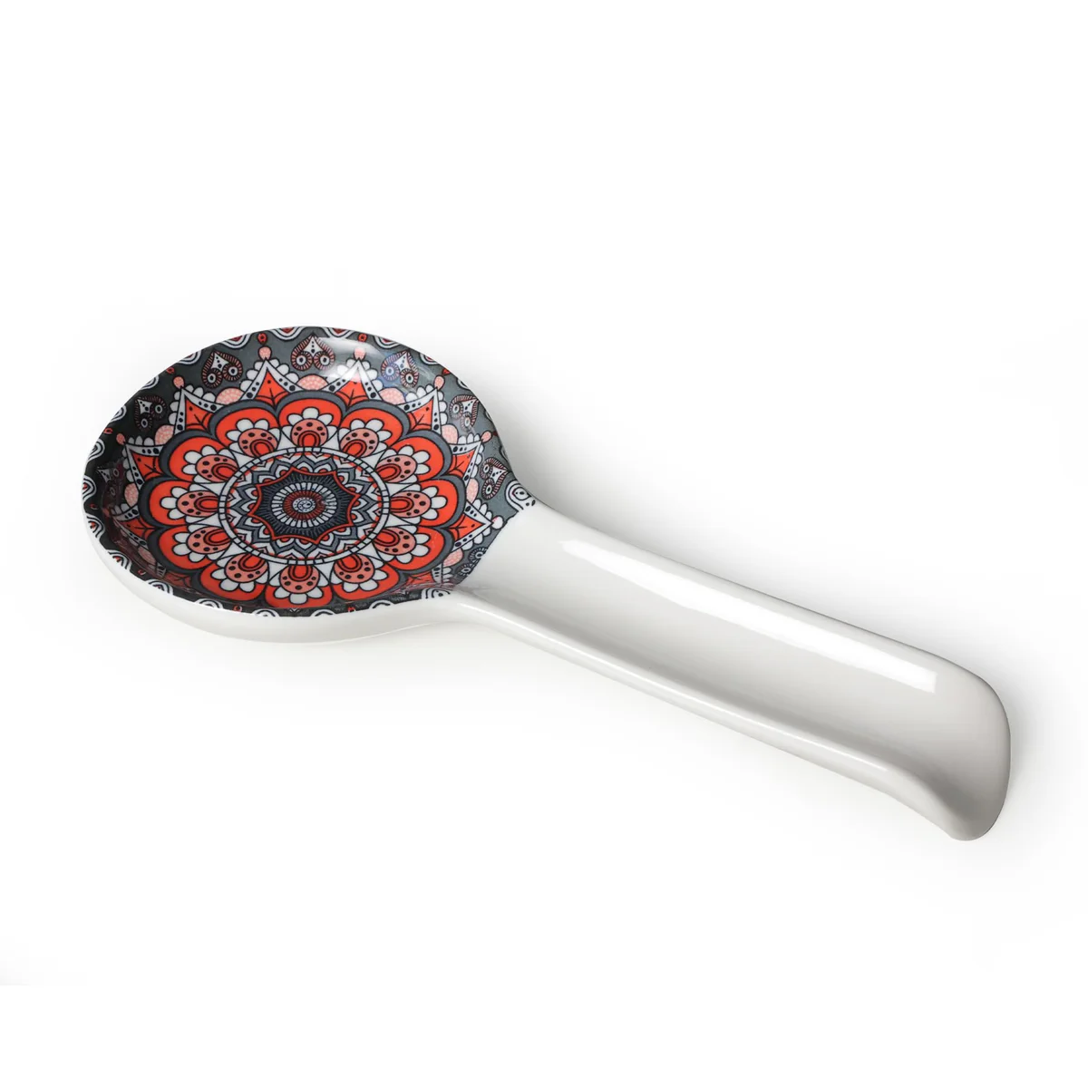 Fashionstorm Ceramic Spoon Rest with Mandala Design