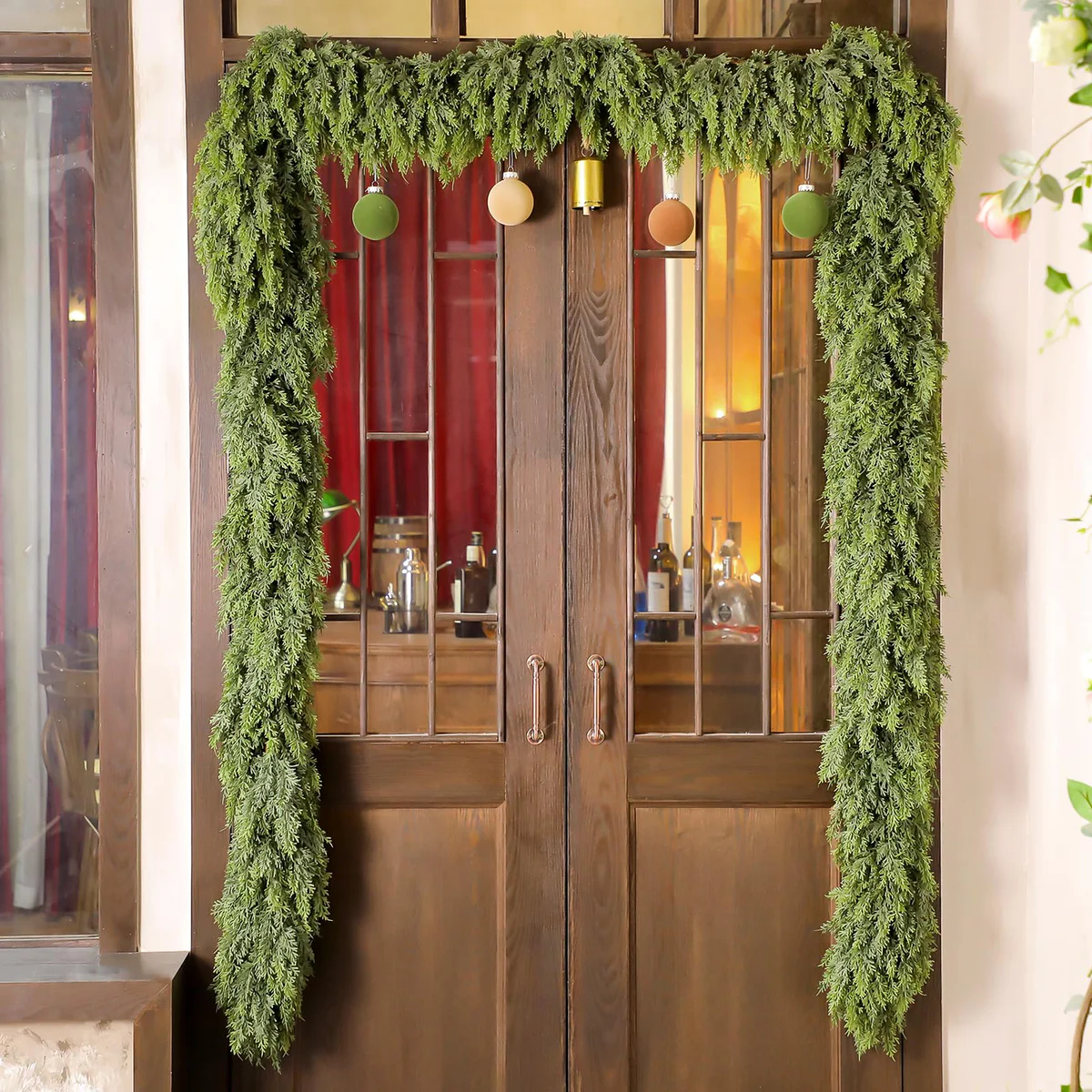 Waydress Artificial Cedar Garland - 15 ft.