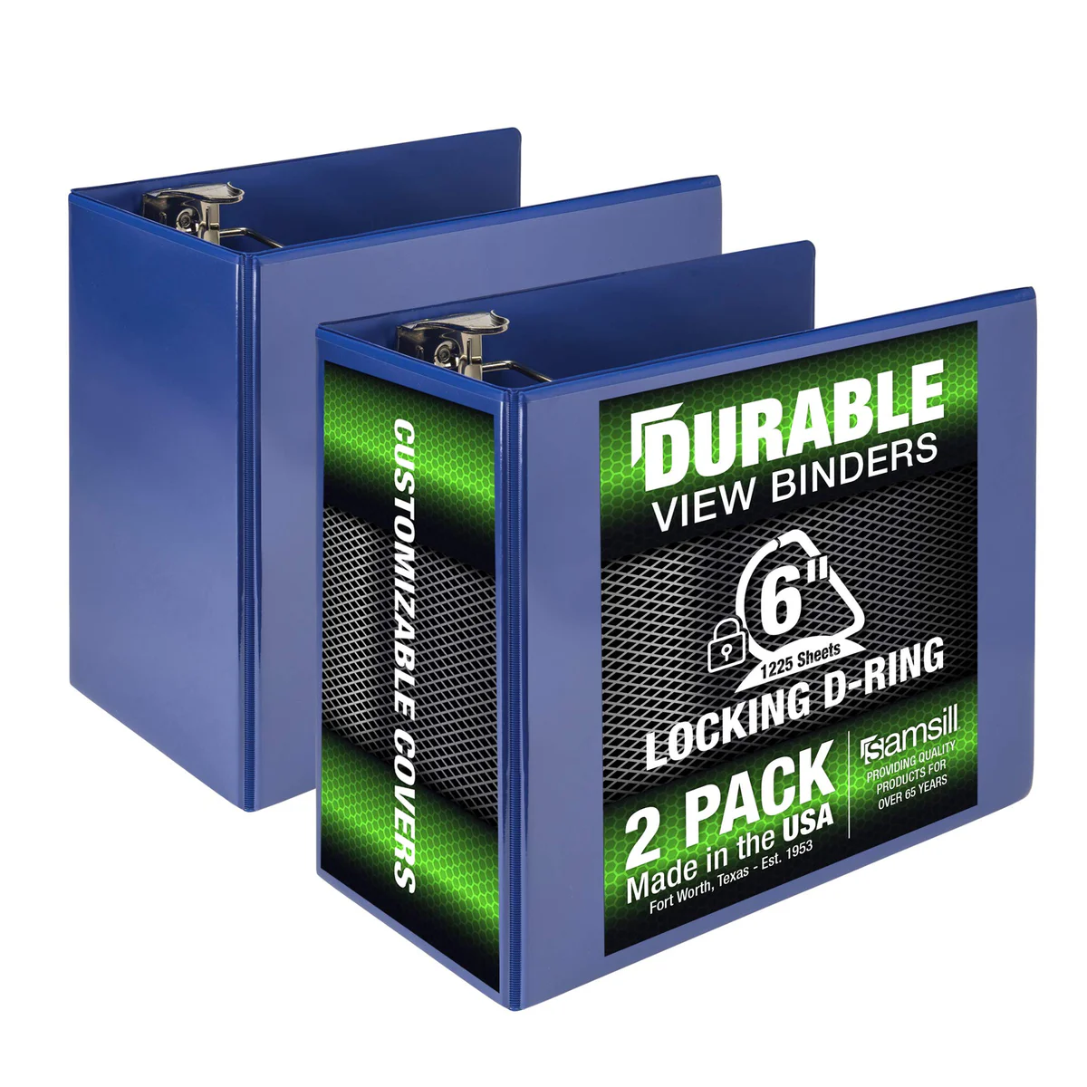 Samsill 3-Ring Binder, 2 Pack