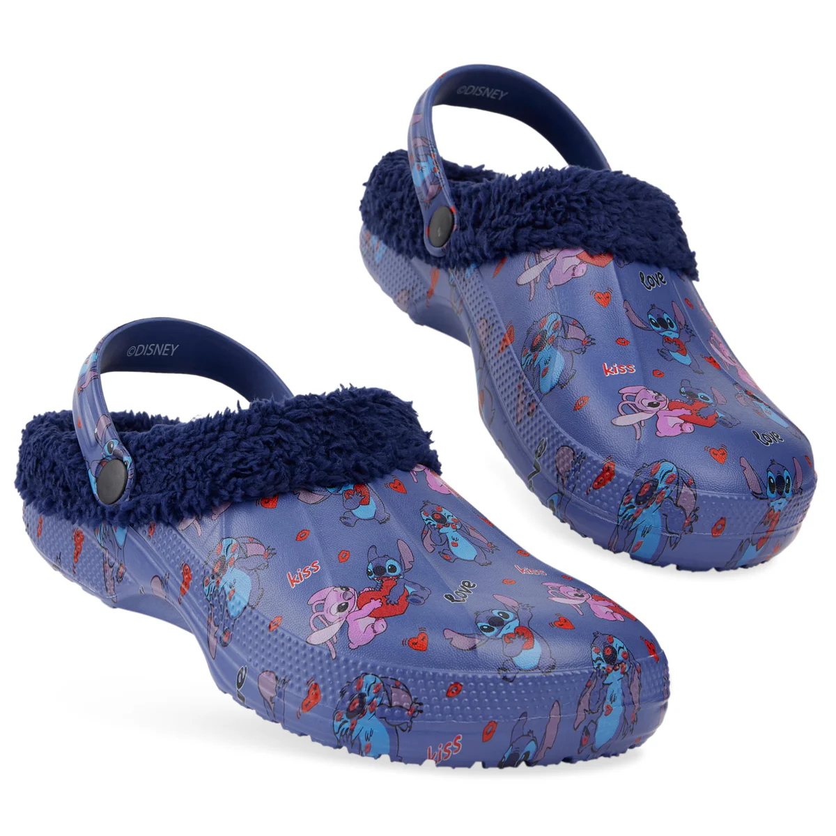 Disney Stitch Fleece Lined Clogs Shoes