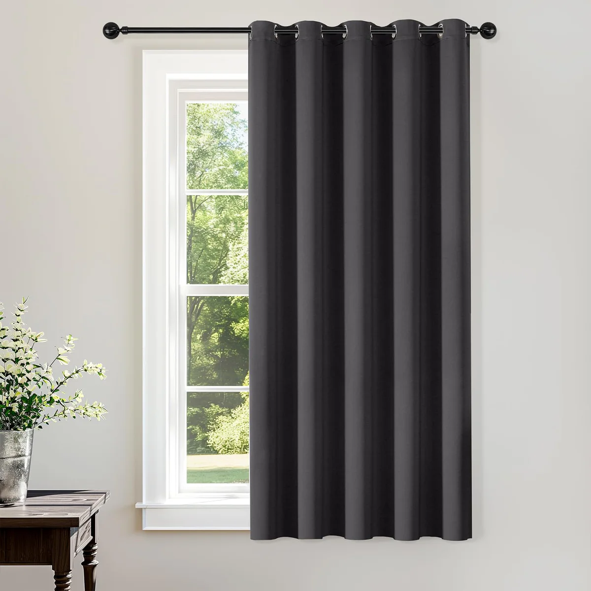 ChrisDowa Blackout Curtain Panel, Grommet Top