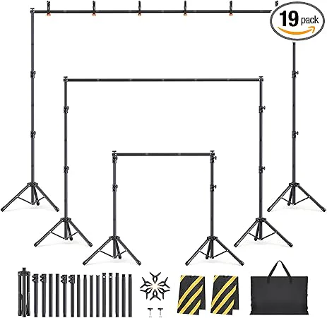 Eocnrhe Backdrop Stand Kit Photo Studio Support System