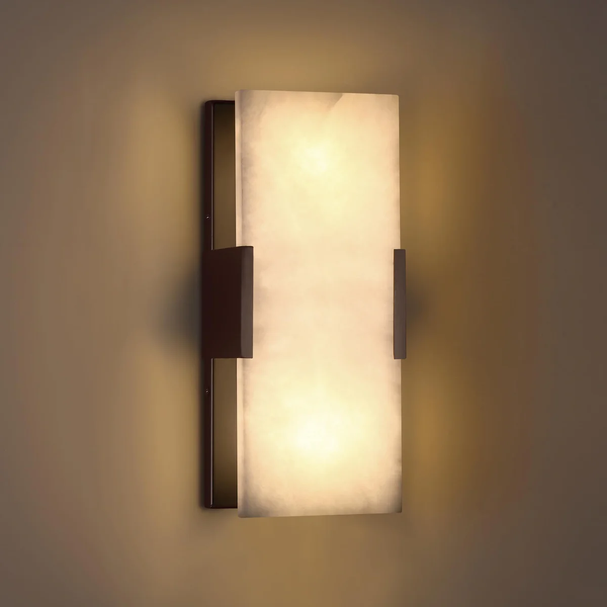 Doraimi Lighting Alabaster Marble Bathroom Wall Sconce