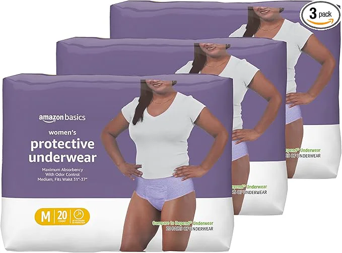 Amazon Basics Incontinence Underwear