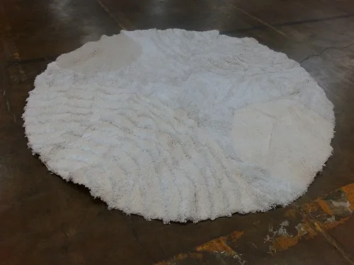 Maren Hazy Swirls round Rug