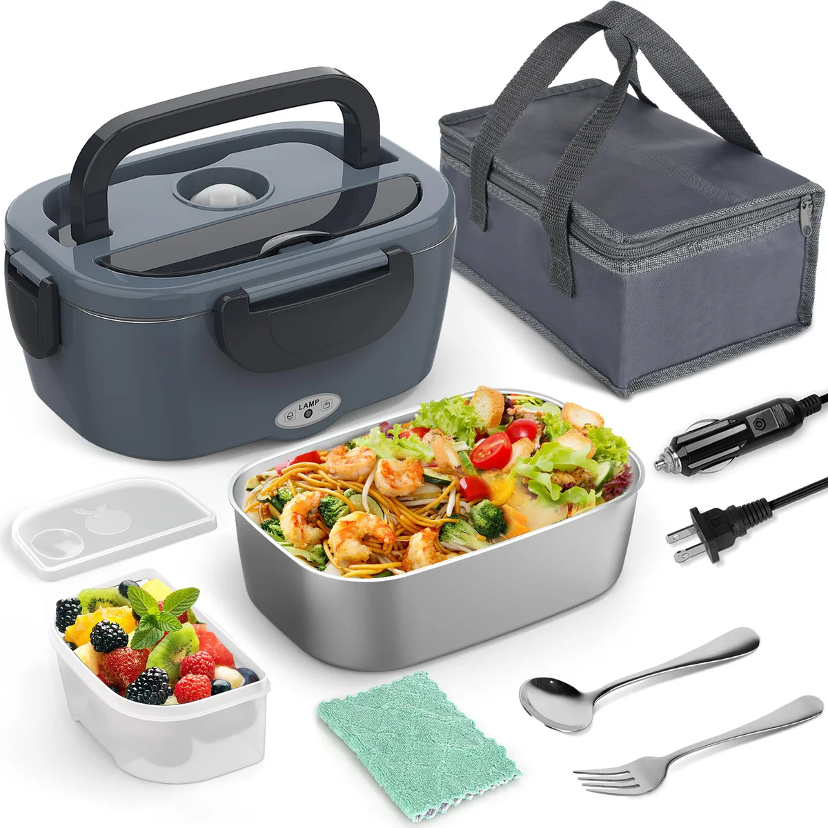 WisaKey Electric Lunch Box Food Warmer