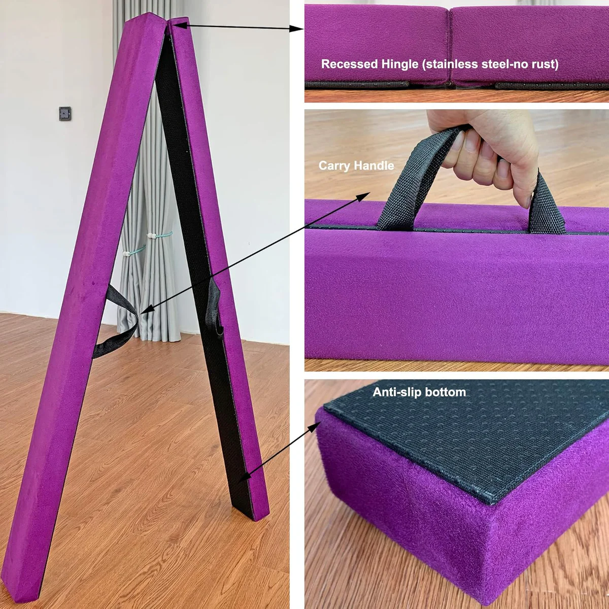 MARFULA Folding Gymnastics Balance Beam