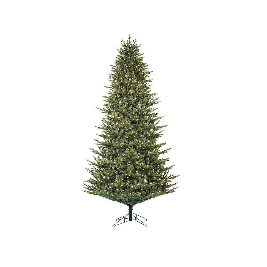 GE Montana Fir Pre-lit Artificial Christmas Tree with White LED Lights