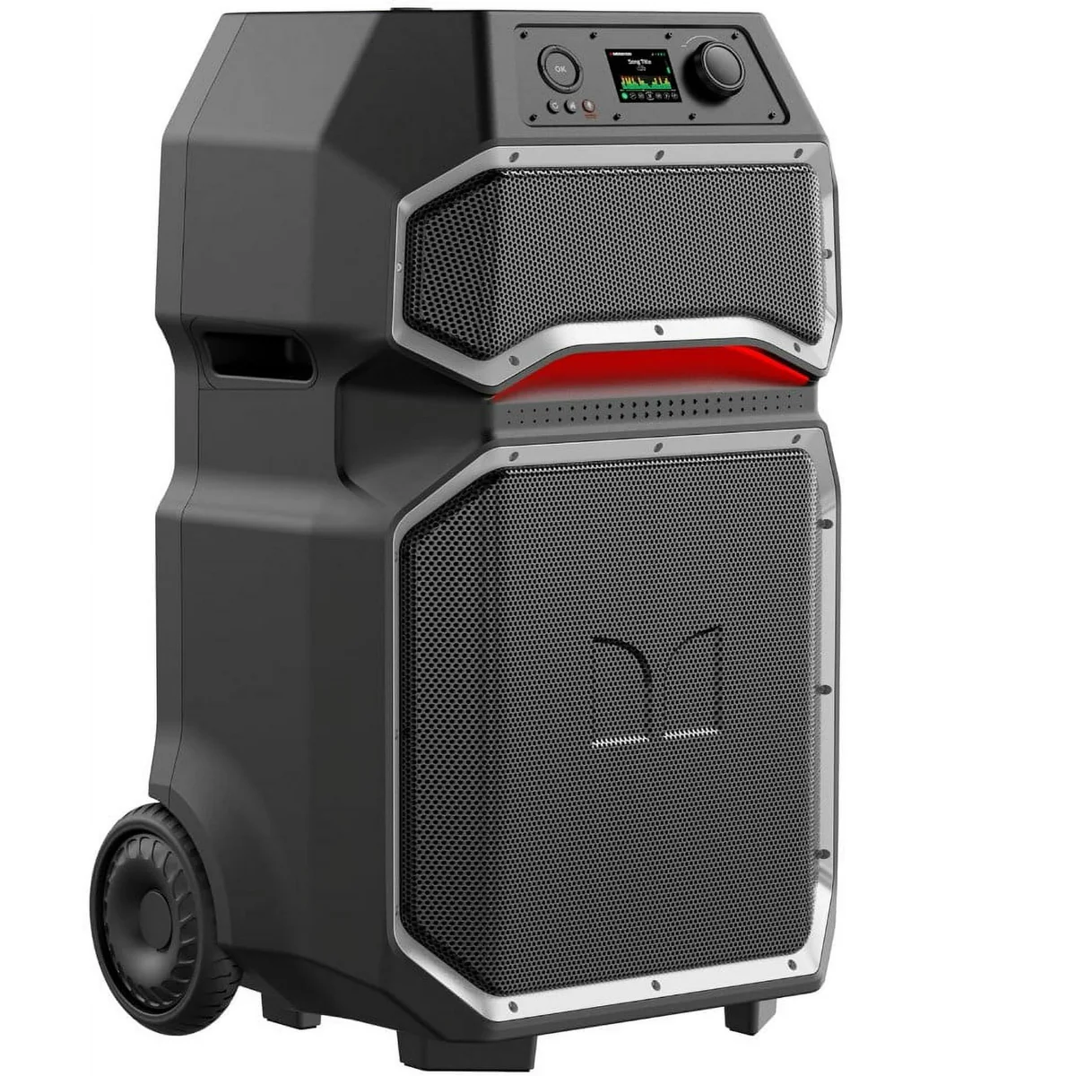 Monster Portable Bluetooth PA Speaker System with Wheels