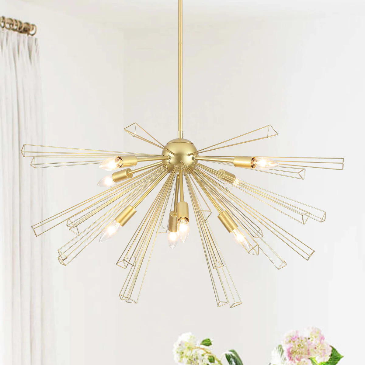 Ebern Designs Sputnik Sphere 8-Light Chandelier