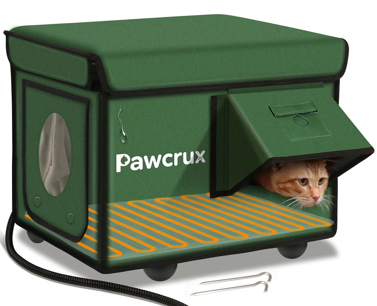JLSAME Heated Cat Shelter