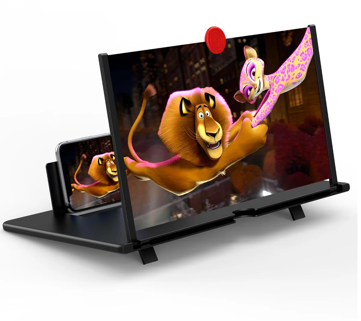 Fopudy 16" Phone Screen Magnifier with Foldable Stand