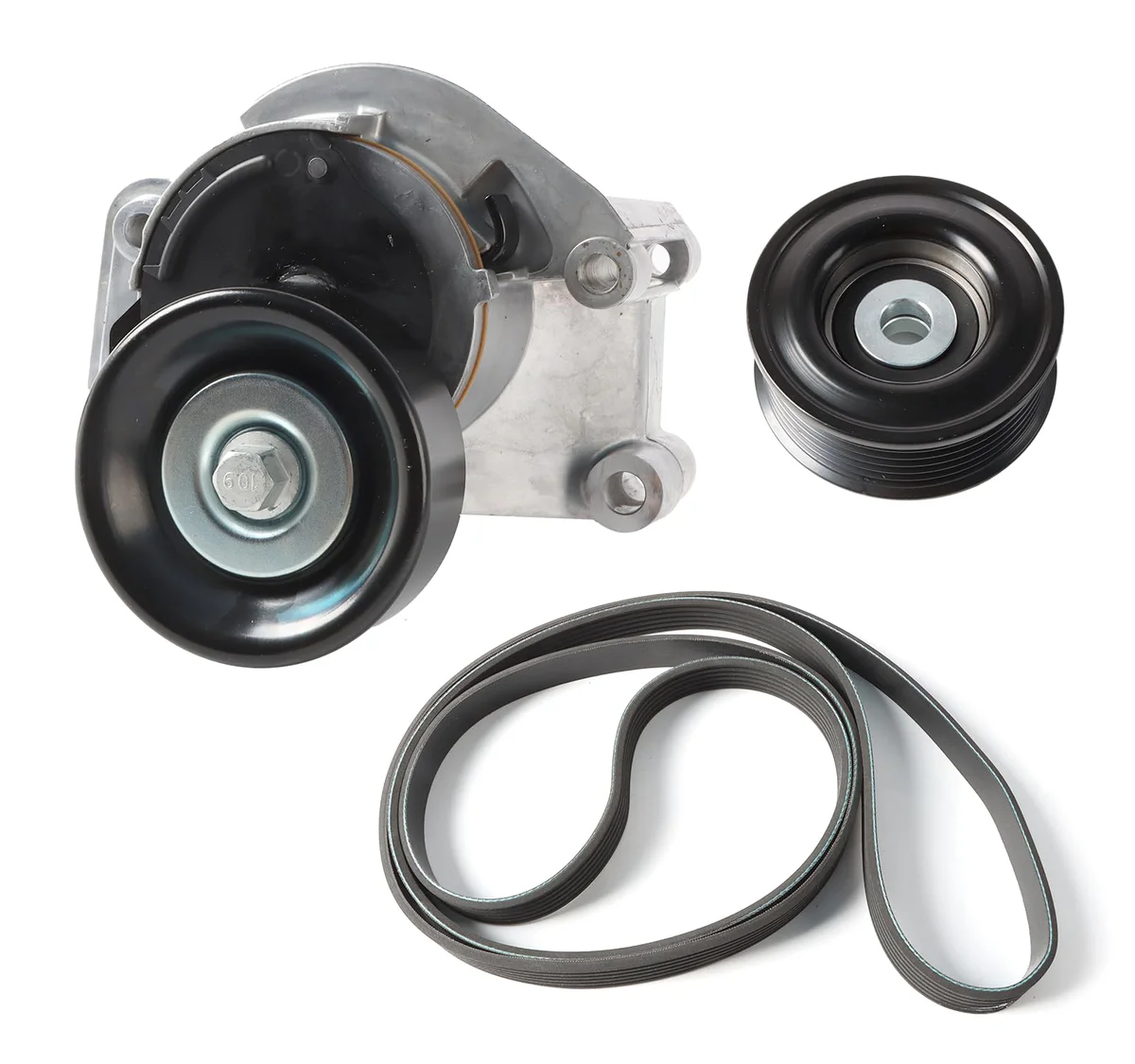 SleYuYir Serpentine Belt Tensioner with Idler Pulley Kit