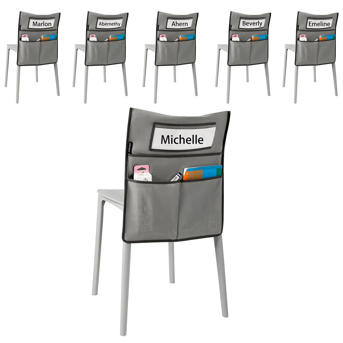 ANZORG Classroom Chair Organizer 