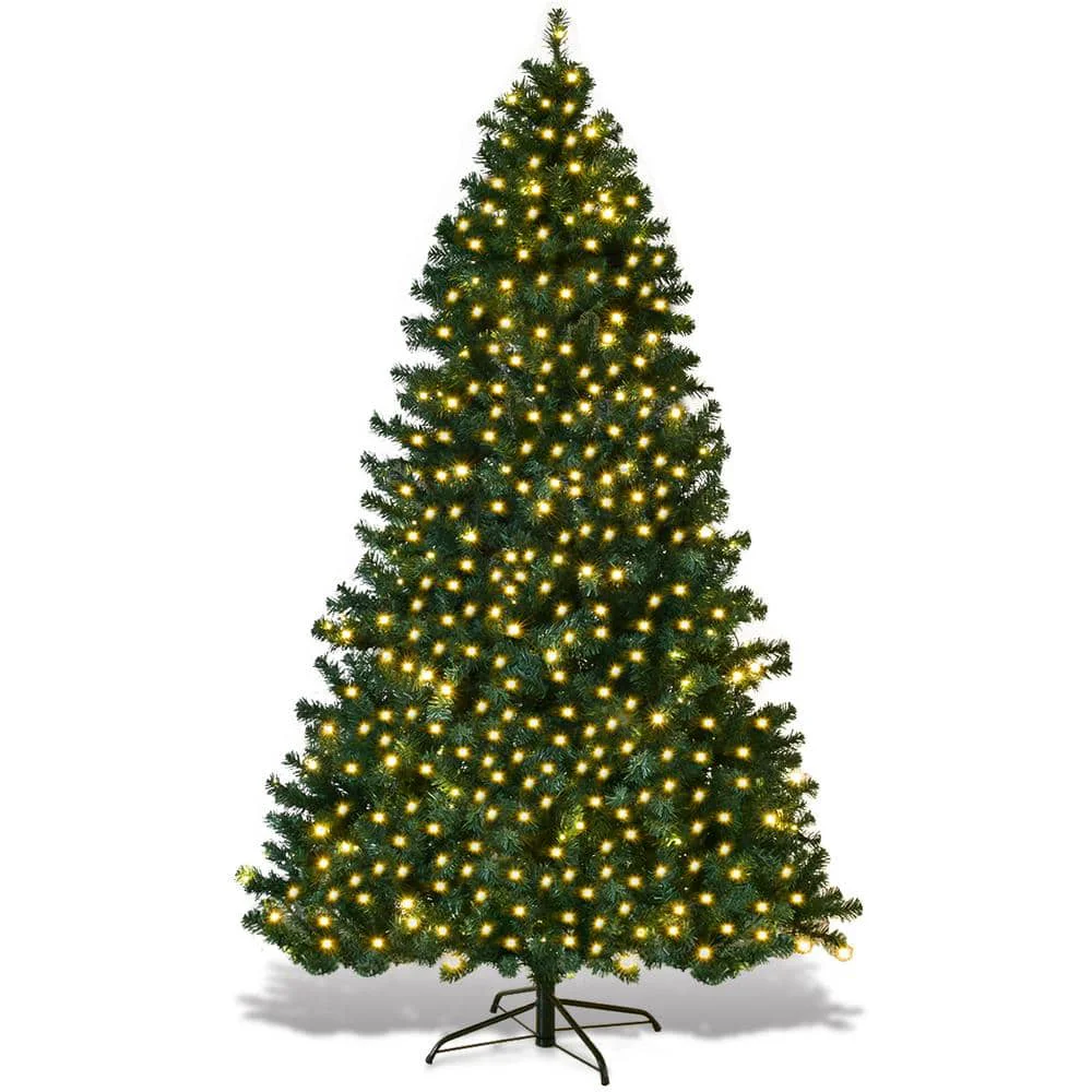 Costway  Pre-Lit Hinged Christmas Tree