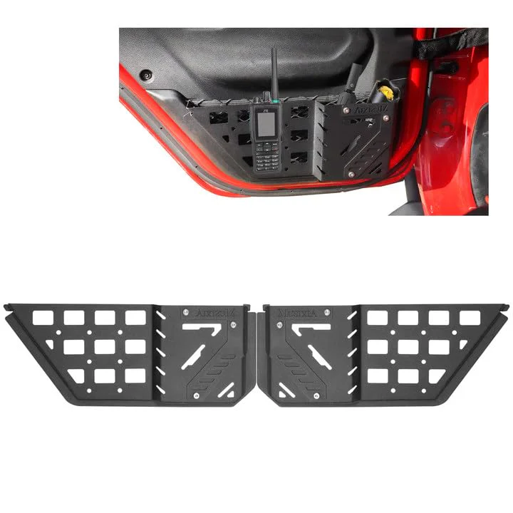 MusixiA Rear Door Storage Pockets Organizer for Wrangler