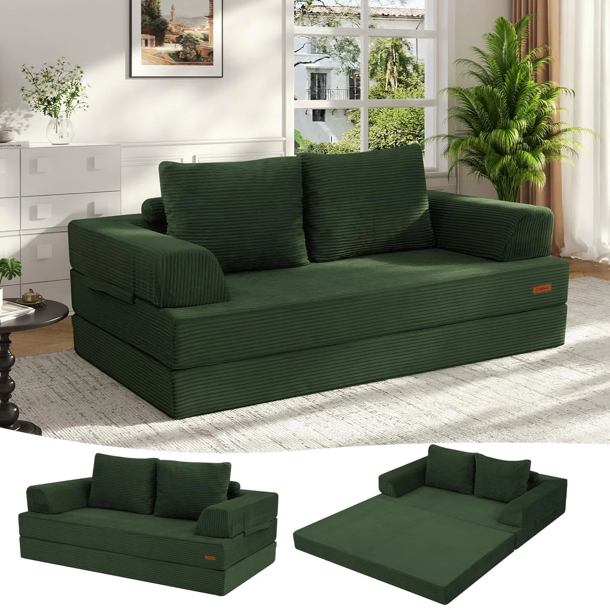 COMAX Convertible Futon Sofa Bed Sleeper
