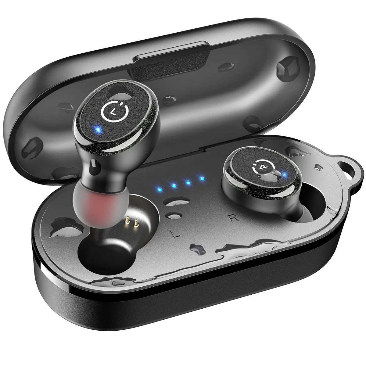 TOZO T10 Bluetooth 5.0 Wireless Earbuds with Wireless Charging Case IPX8 Waterproof TWS Stereo Headp