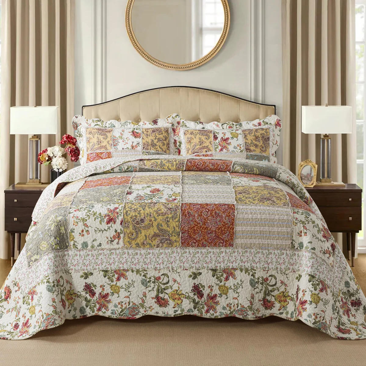 Etwel  Quilt Bedding Set 