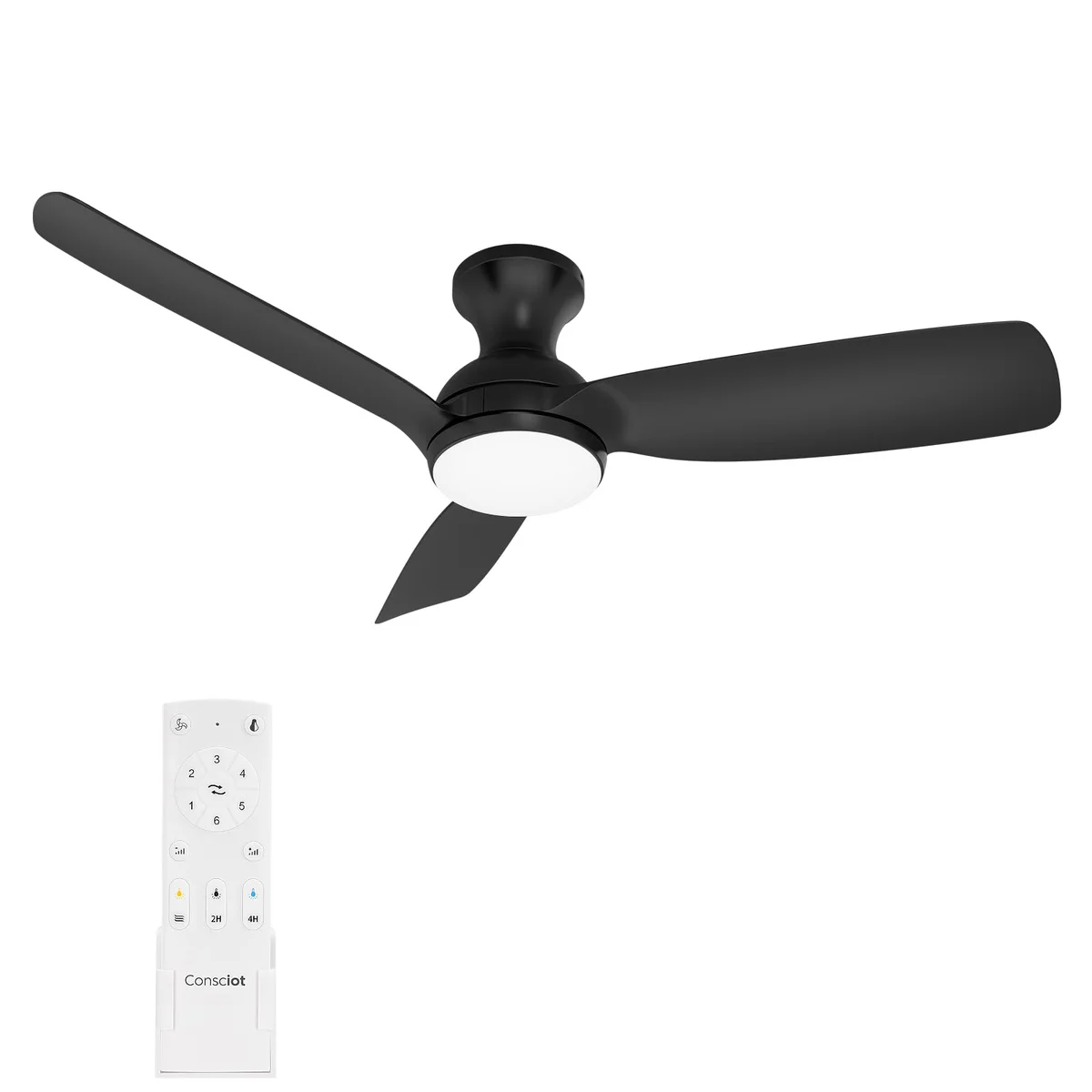 Consciot 44" Ceiling Fan with Lights