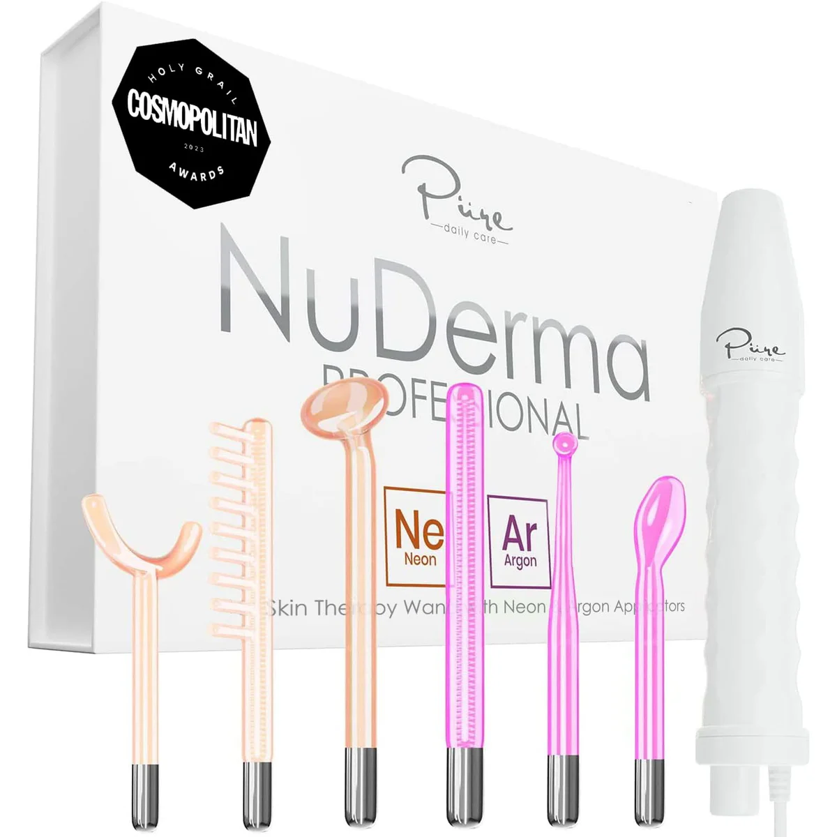 Pure Daily Care NuDerma High Frequency Skin Therapy Wand