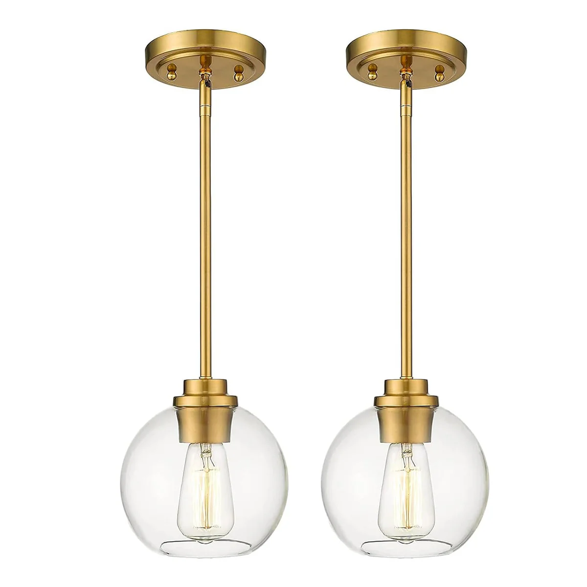 OUVR Gold Pendant Light