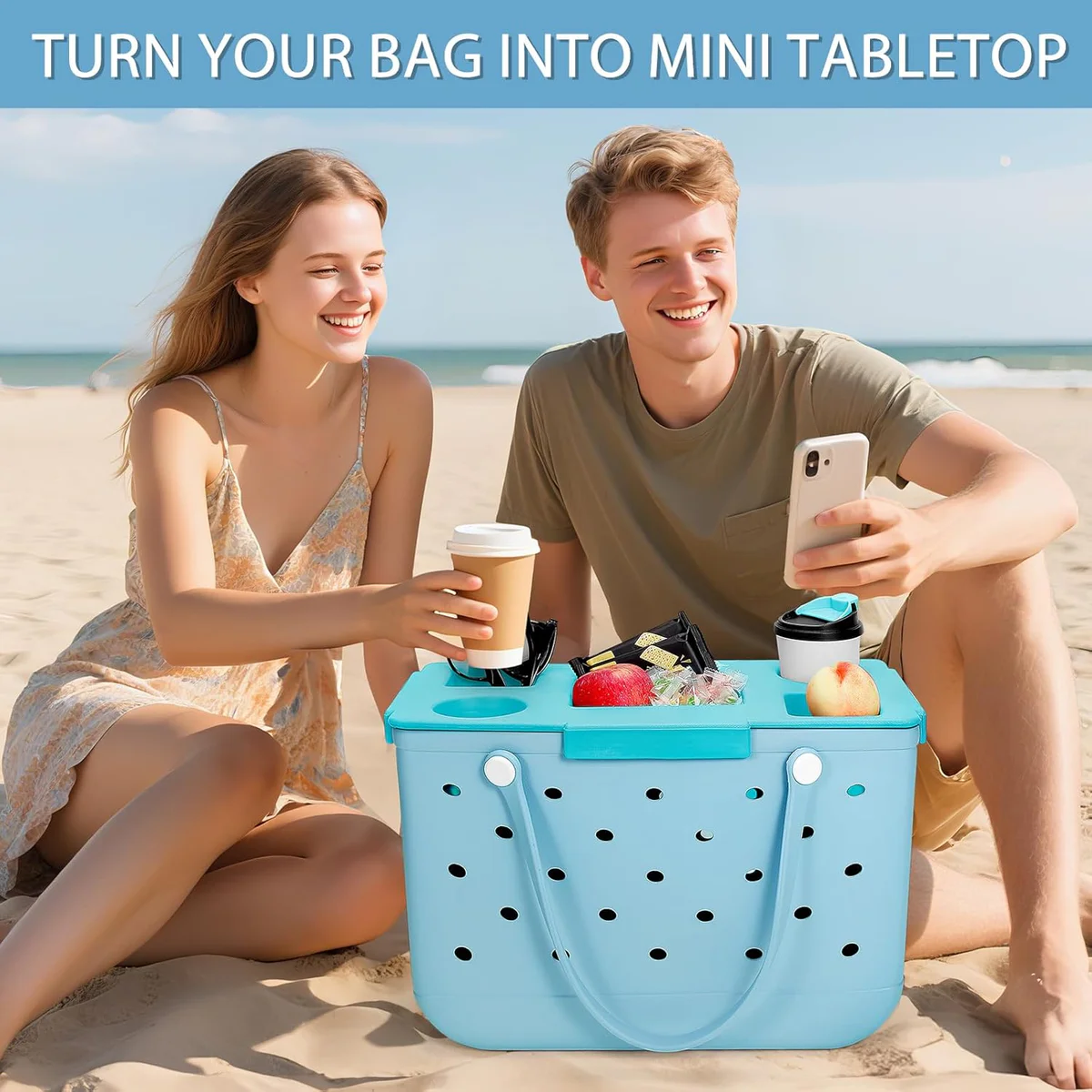 LOLLIDO Bogg Bag Top Cup Holder Tray