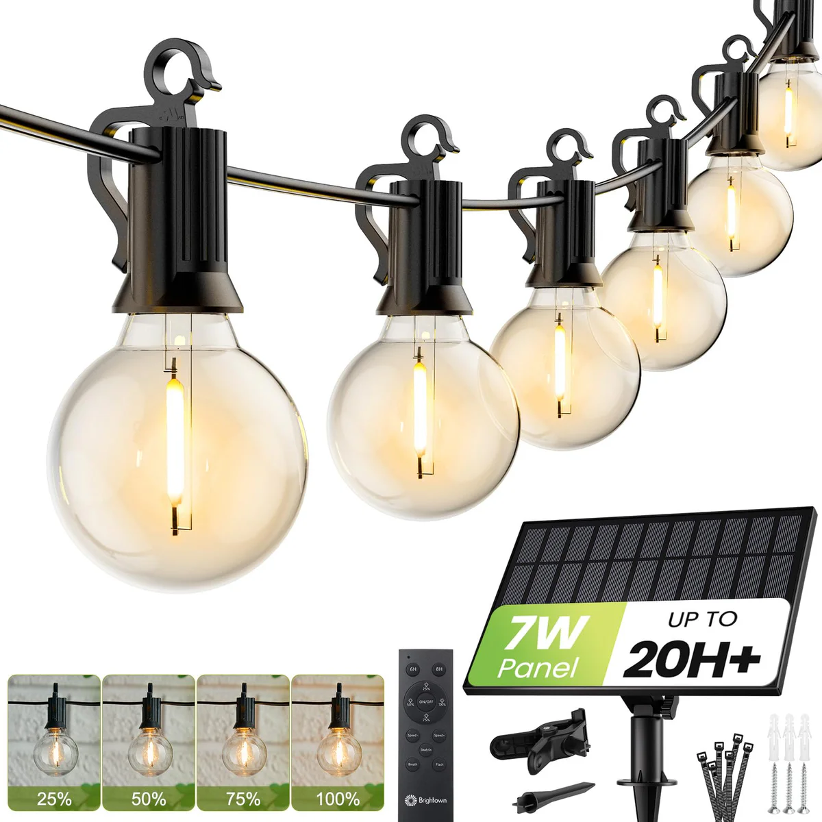 Brightown Solar Powered String Lights