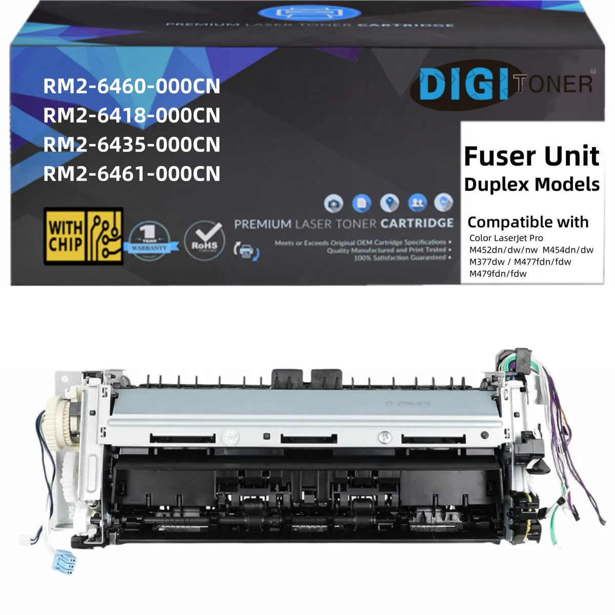 DIGITONER Duplex Fuser Unit for Color Laserjet Pro M377 M452 M477 M479
