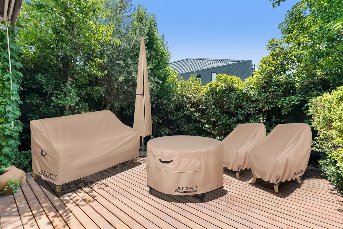 ULTCOVER Patio Chair Cover - Heavy Duty Outdoor Protection