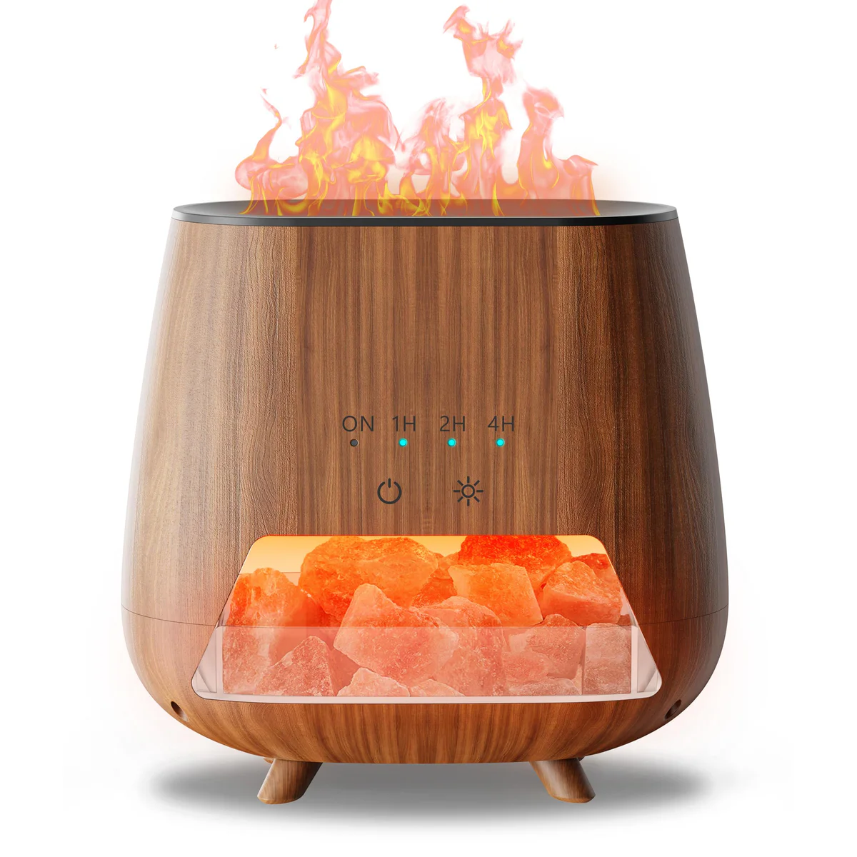 JJNJJN Ultrasonic Aroma Diffuser Himalayan Salt Lamp Humidifier