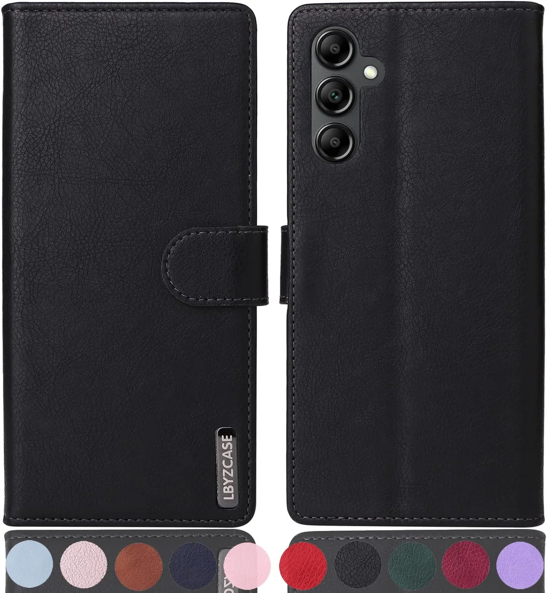 LBYZCASE Green Galaxy A14 5G Wallet Case with Card Holder