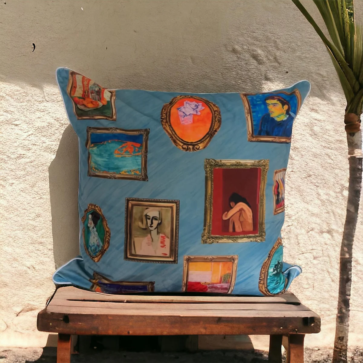 Vanderbeek Art Paintings Decorative Throw Pillow Cover