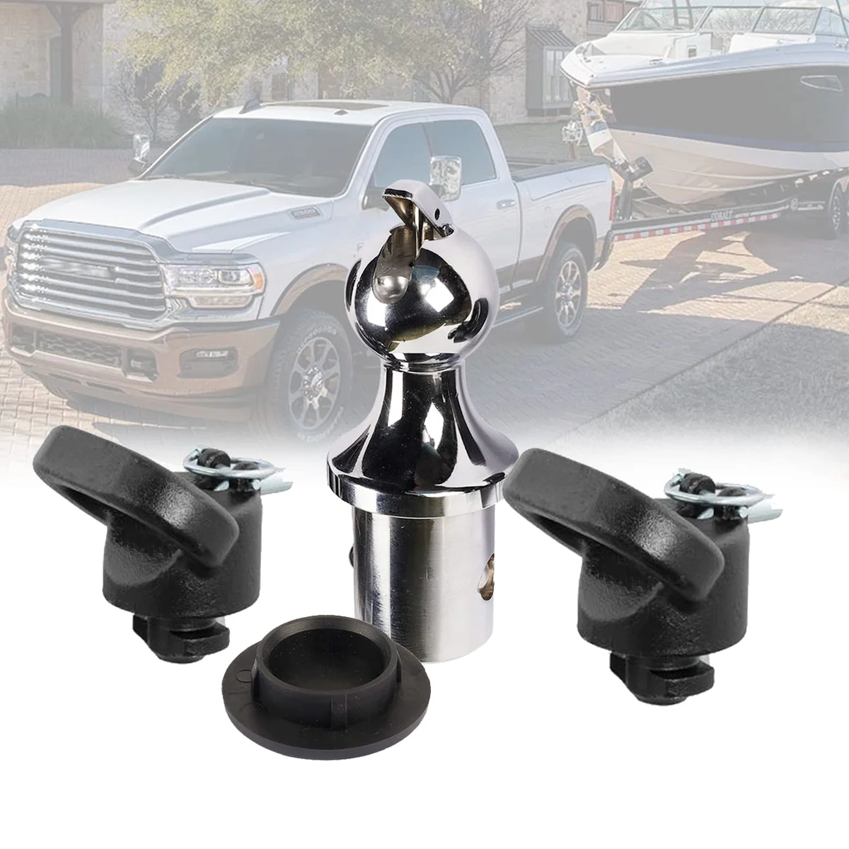 Flynsu Gooseneck Hitch Ball Kit 