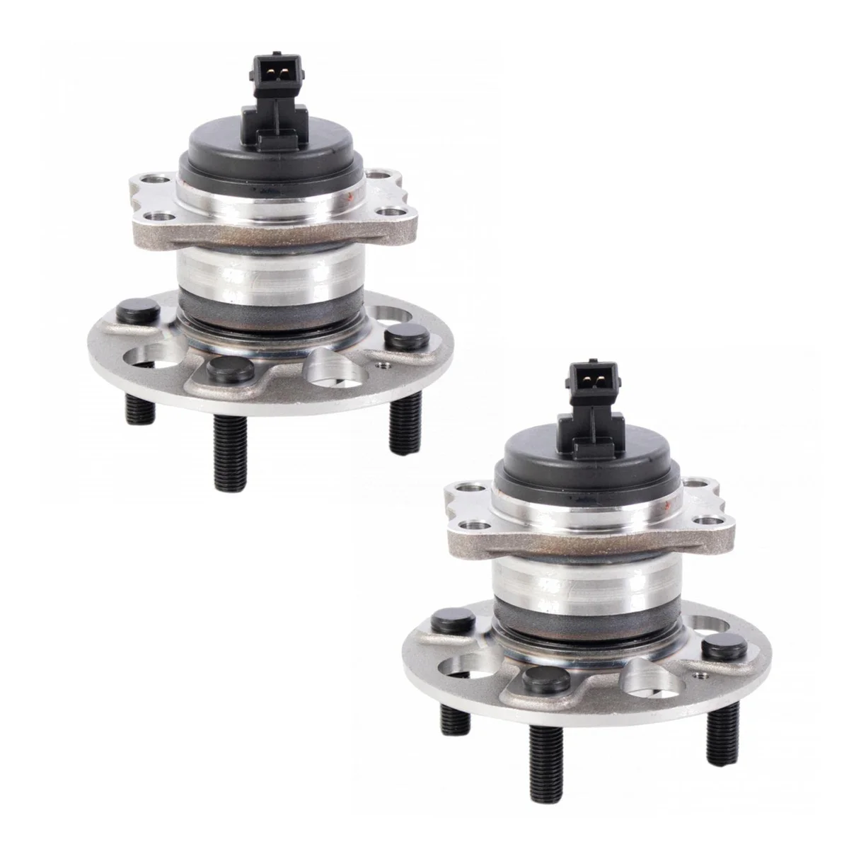 TRQ Rear Wheel Hub Bearing Assembly Set