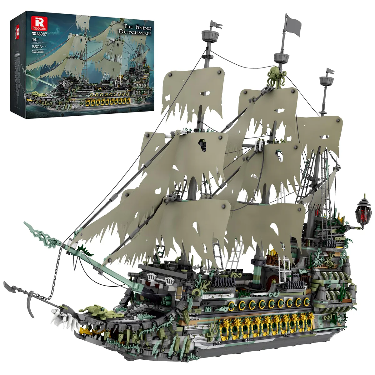 Reobrix Pirate Ship Building Sets