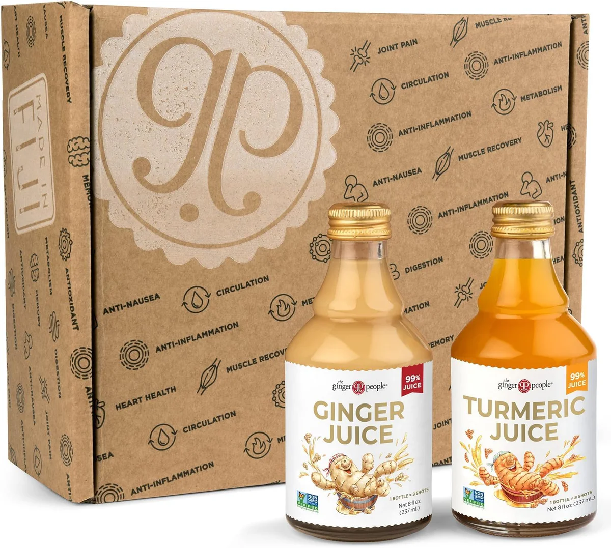 The Ginger People Ginger Turmeric Juice Set