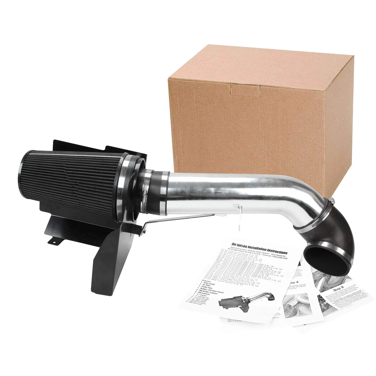 SUPERFASTRACING Cold Air Intake System w Heat Shield Replacement Kit