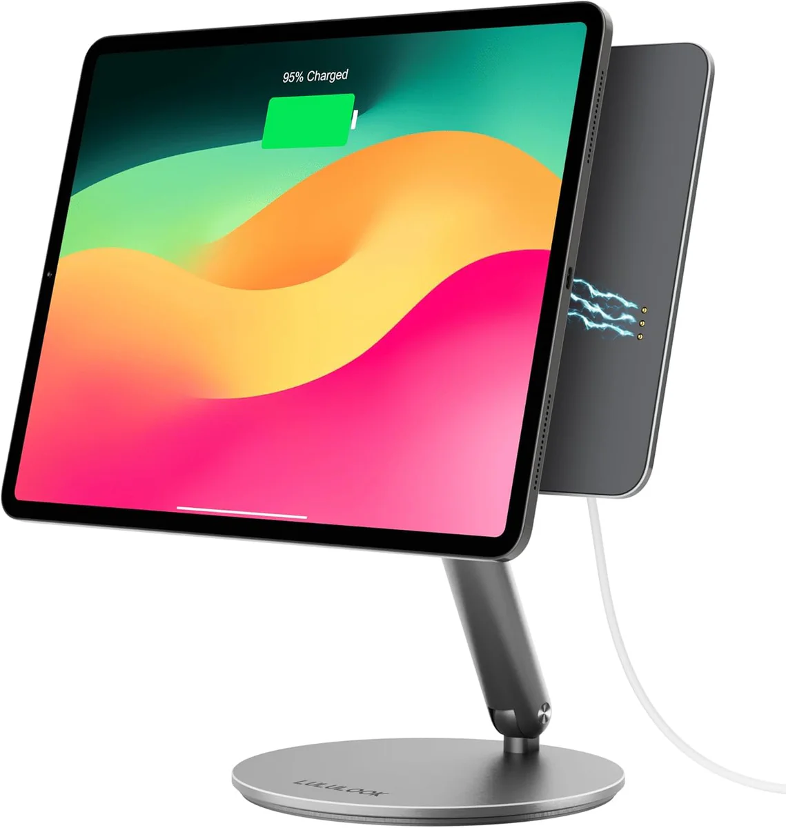 LULULOOK [Upgrade] Magnetic Wireless Charging Stand for iPad Air 